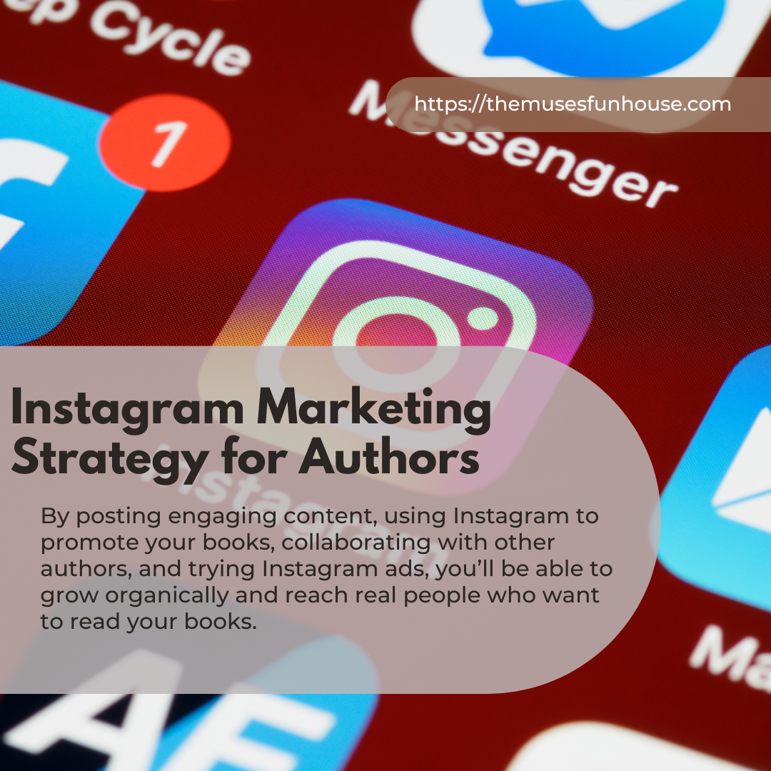 Description of blog topic featuring a mobile phone in the background with social media icons focused on Instagram.